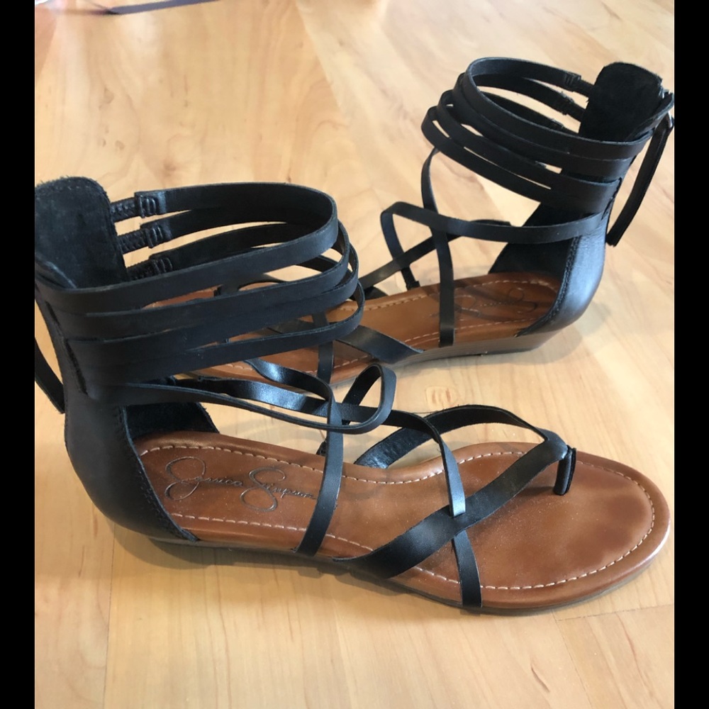 Sandals Gladiator by Jessica Simpson Black